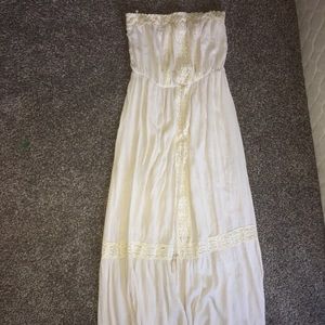 Strapless Bohemian Dress